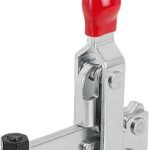 SCHNELLSPANNER, FUß SENKRECHT, STANDARD, F1=3400, FESTE ANDRUCKSPINDEL M10X80, STAHL VERZINKT,