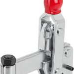SCHNELLSPANNER, FUß SENKRECHT, STANDARD, F1=4400, FESTE ANDRUCKSPINDEL M12X100, STAHL VERZINKT,