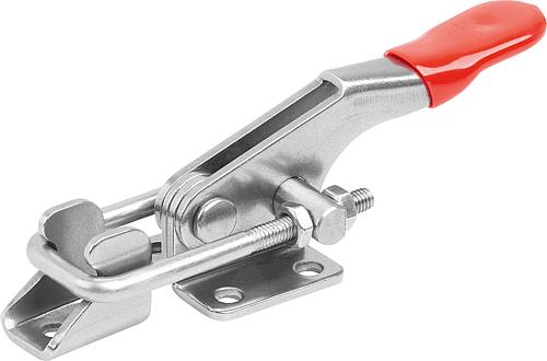 BÜGELSPANNER HORIZONTAL, STANDARD MIT GEGENHALTER, FORM:A, F1=1600, EDELSTAHL BLANK,