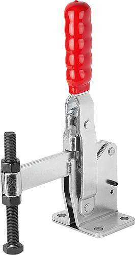 SCHNELLSPANNER VERTIKAL STANDARD, FUß WAAGRECHT F1=5400, FESTE ANDRUCKSPINDEL M16X150, STAHL