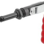 SCHUBSTANGENSPANNER STANDARD, OHNE KONSOLE, STAHL, KOMP:KUNSTSTOFF ROT, F2=5500