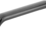 BÜGELGRIFF OVAL, A=120, L=133, D=M06, DUROPLAST SCHWARZ, KOMP:STAHL BLAU-PASSIVIERT