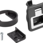 SCHNAPPVERSCHLUSS MIT GRIFF, KLAPPBAR, FORM:A ABSCHLIEßBAR, S=7-12, PC/ABS SCHWARZ, KOMP:PC/ABS