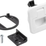 SCHNAPPVERSCHLUSS MIT GRIFF, KLAPPBAR, FORM:A ABSCHLIEßBAR, S=12-17, PC/ABS WEISS, KOMP:PC/ABS WEISS