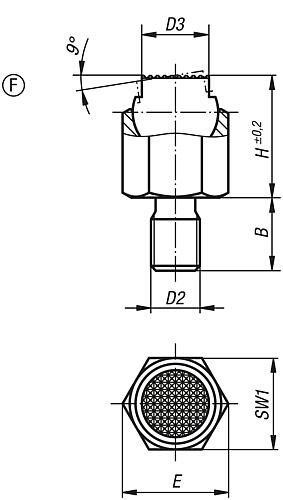 PENDELAUFLAGE SELBSTTÄTIG RÜCKSCHW., FORM:F STAHL – Bild 2