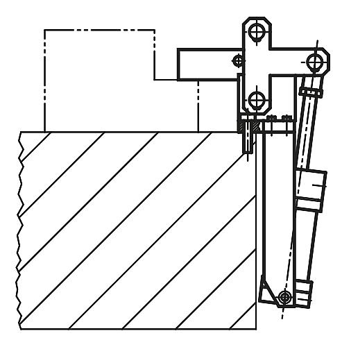 PNEUMATIKSPANNER MIT VERTIKALEM ZYL.-ANBAU VERGÜTUNGSSTAHL, H5=272 – Bild 3