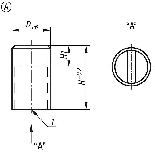 MAGNET STABGREIFER, RUND, D=10, FORM:A, NDFEB, KOMP:MESSING – Bild 2