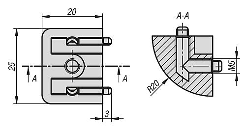 ECKVERBINDER, ZINK SILBER, PULVERBESCHICHTET – Bild 2