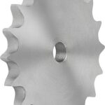 KETTENRAD EINFACH, VORGEBOHRT, 1/2X5/16, N=8, STAHL, ISO=08B-1