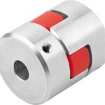 ELASTOMER-KLAUENKUPPLUNG KLEMMUNG MIT GEWINDESTIFT GR.5, D1=3, D2=3, L=15, ALUMINIUM,