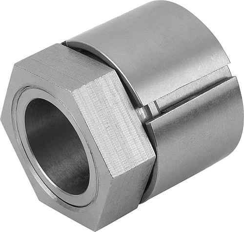 SPANNSATZ MIT ZENTRALMUTTER, D=30 D1=45, FORM:B