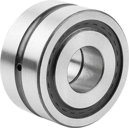 AXIAL-SCHRÄGKUGELLAGER, DOPPELREIHIG, 2052-2RS, D=20-0,005, D1=52-0,01, STAHL GESCHLIFFEN,