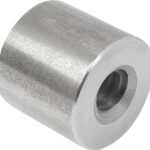 TRAPEZGEWINDEMUTTER LINKSGEWINDE, EINGÄNGIG, TR 50X8, L=100, D1=90, STAHL