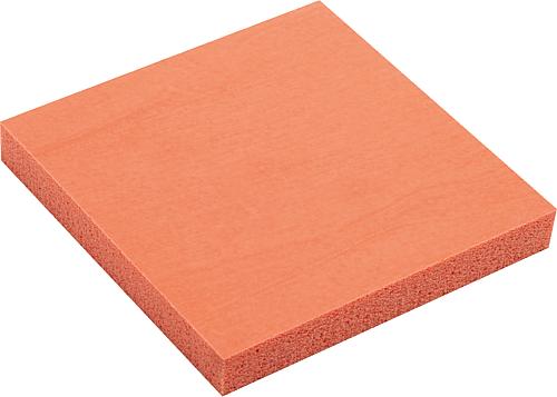 DÄMPFUNGSPLATTE, L=200, H=25, P=165, POLYETHERURETHAN ROT