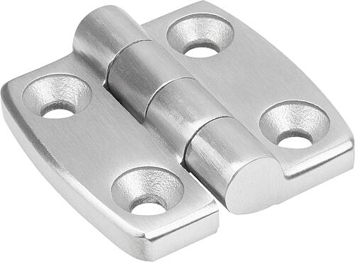 SCHARNIER 63X50, EDELSTAHL A4, A1=15, A2=28, A3=25, A4=38