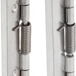FEDERSCHARNIER FEDER ÖFFNEND, OHNE BOHRUNG A=40, B=120, FORM:A, ALUMINIUM BLANK