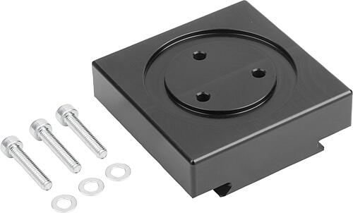 ADAPTER F.PRÄZ.DREIBACKENFUTTER, FORM:A ALUMINIUM, HARTBESCHICHTET