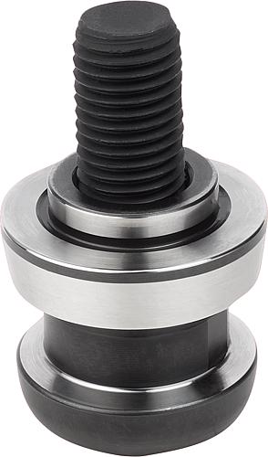 SPANNBOLZEN UNILOCK MIT DURCHGANGSBOHRUNG SYSTEMGRÖßE 80MM, FORM:C, D=25, D1=16,5, H=5, EINSATZSTAHL