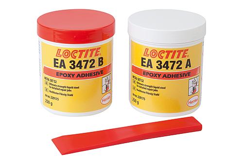 LOCTITE EPOXY-FLÜSSIGMETALL, LOCTITE-NR=3472, 500 G DOSEN-SET, UN1759 + UN3082 GEFAHRGUTKLASSE 8+9