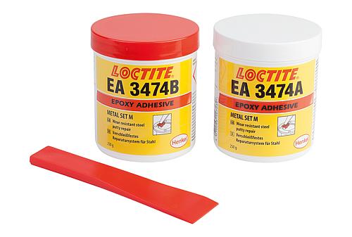 LOCTITE EPOXY-FLÜSSIGMETALL, LOCTITE-NR=3474, 500 G DOSEN-SET, UN1759 + UN3082 GEFAHRGUTKLASSE 8+9