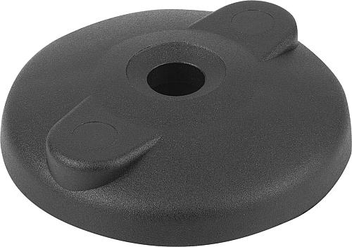 TELLER, FORM:C THERMOPLAST, SCHWARZ, D=100