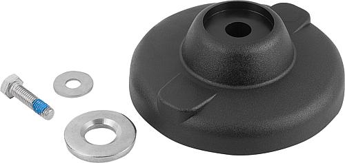 TELLER, FORM:C THERMOPLAST, SCHWARZ, D=125