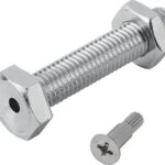 GEWINDESPINDEL FÜR STELLFÜßE D1=M08X25 STAHL, ECO L1=29,5