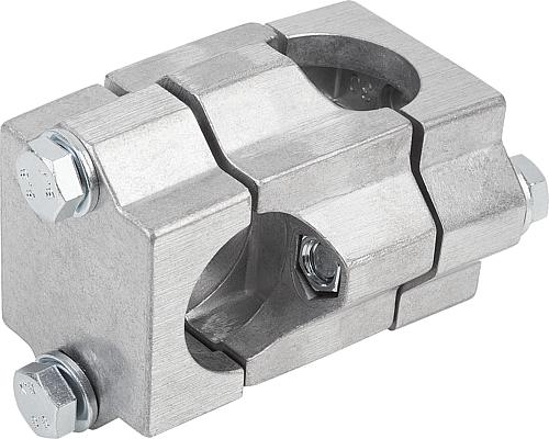 ROHRVERBINDER KREUZSTÜCK ALUMINIUM, ECKIG, KOMP:STAHL, A=1.5, B=1.5
