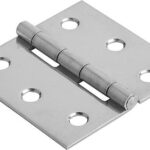 SCHARNIER FORM:B 50X50, EDELSTAHL A2 BLANK, A1=11, A2=11, A3=8, A4=8