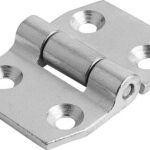 SCHARNIER WARTUNGSFREI FORM:C 70X50, STAHL VERZINKT, A1=21, A2=21, A3=35, A4=35