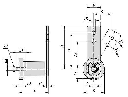 SPANNELEMENT GR.6 D1=20,5, STAHL, F1=2500, F2=3125 – Bild 2