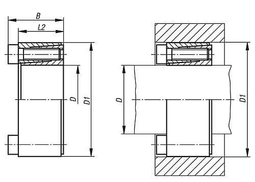 SPANNSATZ, D=22, FORM:D STAHL, D1=40 – Bild 2
