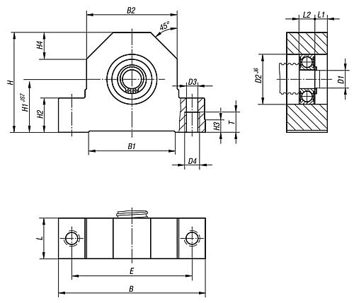 LOSLAGEREINHEIT STAHL D1=20 – Bild 2
