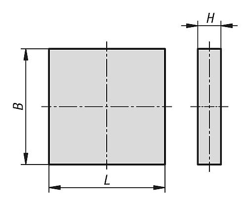 DÄMPFUNGSPLATTE, L=200, H=25, P=165, POLYETHERURETHAN ROT – Bild 2