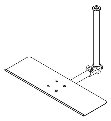 MONITORHALTERUNG TASTATURABLAGE, THERMOPLAST, KOMP:ALUMINIUM – Bild 3