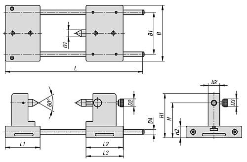 REITSTOCK, FORM:A SPITZ, 14,5, L=370, ALUMINIUM HARTBESCHICHTET, KOMP:STAHL – Bild 2