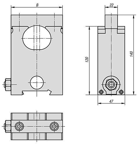 MITTELBACKE EINSATZSTAHL, KOMP:WERKZEUGSTAHL, B=125 – Bild 2