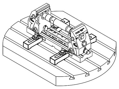 SPANNPRATZE SET, FORM:B MIT NUTENSTEIN M16, L=115, B=40, VERGÜTUNGSSTAHL BRÜNIERT – Bild 2