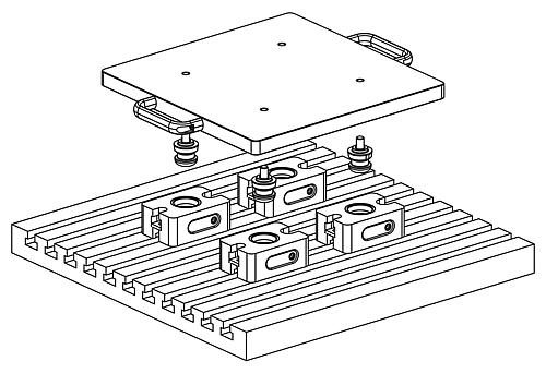 HANDSPANNMODUL UNILOCK 125X50 VERGÜTUNGSSTAHL – Bild 3