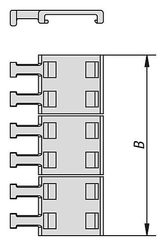 ZUGENTLASTUNG, H=45, B=150, POLYAMID – Bild 2